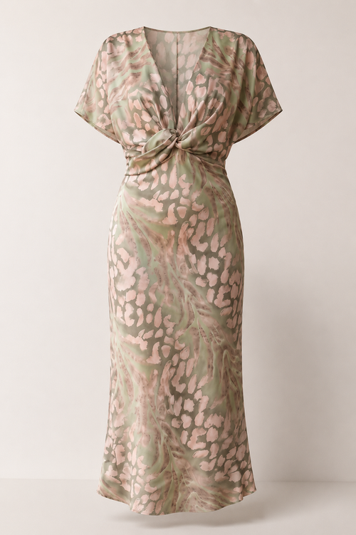 Antonella | Vestido elegante de tejido ligero y fluido