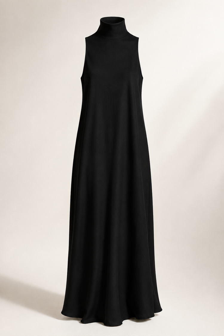 Chiara | Vestido maxi de cuello alto