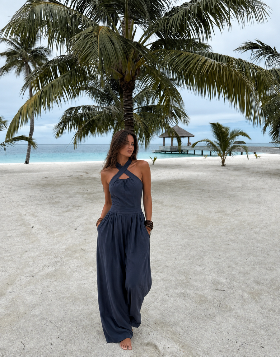 En la playa