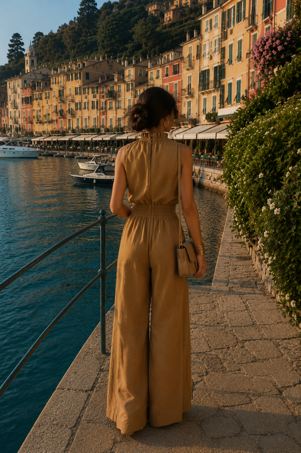 ALESSIA | Mono largo de pierna ancha