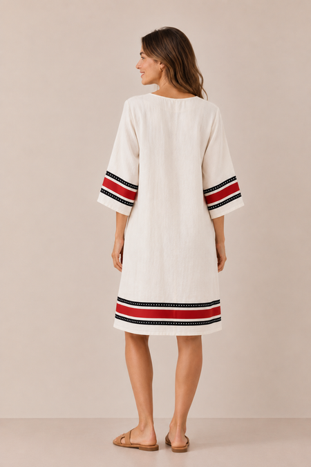 Nina | Vestido de playa ligero — DETRÁS