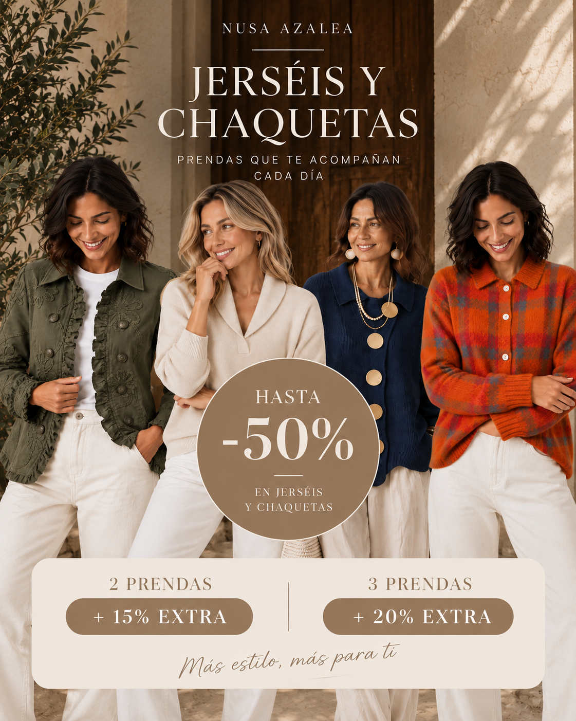 Jerséis y chaquetas de Nusa Azalea
